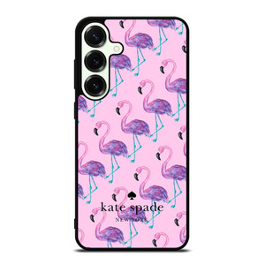 KATE SPADE NEW YORK LOGO FLAMENGOS PATTERN Samsung Galaxy S25 Plus Case Cover