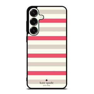 KATE SPADE NEW YORK STRIPES RED WHITE Samsung Galaxy S25 Plus Case Cover