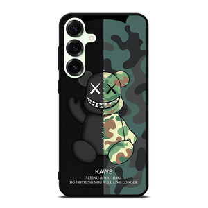 KAWS CAMO SEEING AND WATHING Samsung Galaxy S25 Plus Case Cover