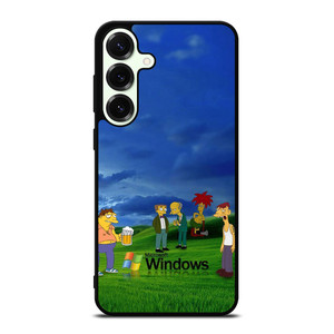 MICROSOFT WINDOWS THE SIMPSONS Samsung Galaxy S25 Plus Case Cover