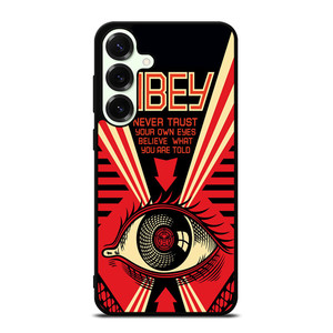 OBEY NEVER TRUST YOUR OWN EYES Samsung Galaxy S25 Plus Case Cover