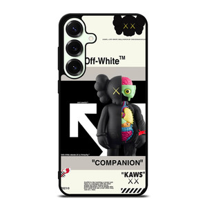 OFF WHITE KAWS COMPANION Samsung Galaxy S25 Plus Case Cover