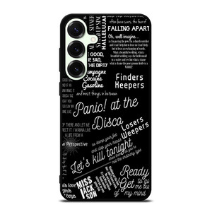 PANIC AT THE DISCO LYRIC Samsung Galaxy S25 Plus Case Cover