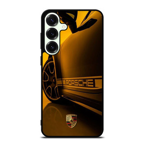 PORSCHE LOGO CAR YELOOW Samsung Galaxy S25 Plus Case Cover