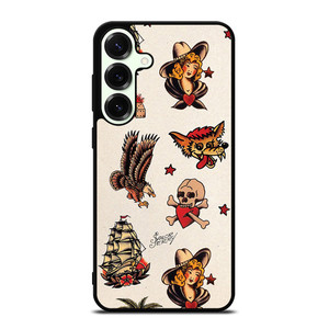 SAILOR JERRY TATTOO PATTERNS Samsung Galaxy S25 Plus Case Cover