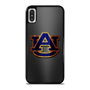 AUBURN TIGERS FOOTBALL LOGO METAL iPhone X / XS Case Cover AUBURN TIGERS FOOTBALL LOGO METAL iPhone X / XS Case Cover