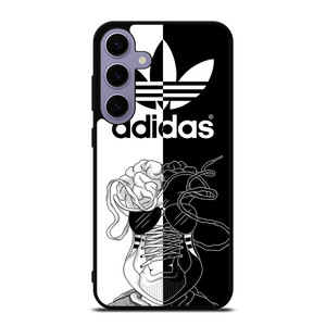 ADIDAS BLACK & WHITE Samsung Galaxy S24 Plus Case Cover
