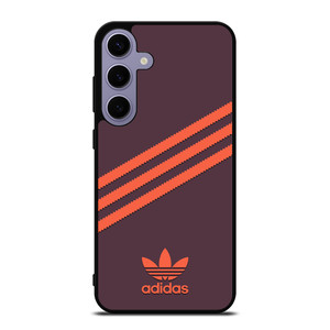 ADIDAS ORIGINALS STRIPES PURPLE ORANGE Samsung Galaxy S24 Plus Case Cover