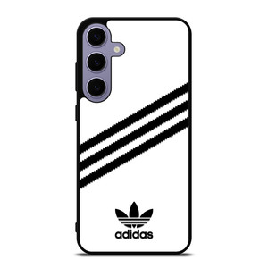 ADIDAS ORIGINALS STRIPES WHITE BLACK Samsung Galaxy S24 Plus Case Cover