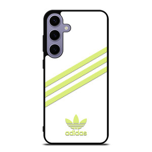 ADIDAS ORIGINALS STRIPES WHITE YELLOW Samsung Galaxy S24 Plus Case Cover