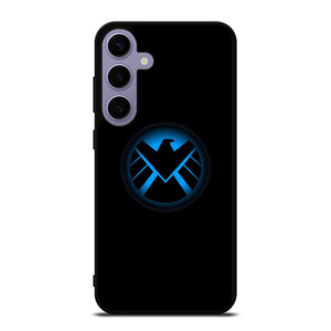 AGENTS OF SHIELD MARVEL LOGO BLUE Samsung Galaxy S24 Plus Case Cover
