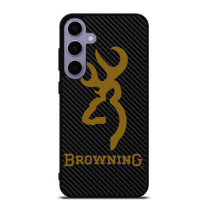 BROWNING LOGO CARBON Samsung Galaxy S24 Plus Case Cover