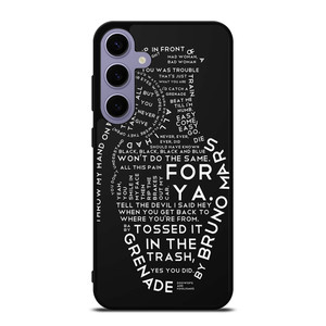 BRUNO MARS LYRICS Samsung Galaxy S24 Plus Case Cover