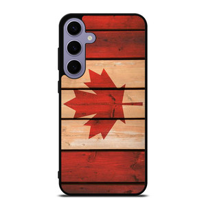 CANADA FLAG WOOD Samsung Galaxy S24 Plus Case Cover