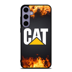 CATERPILLAR CAT TRACTOR LOGO FIRE Samsung Galaxy S24 Plus Case Cover