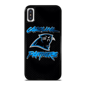 CAROLINA PANTHERS CARBON SYMBOL iPhone X / XS Case Cover CAROLINA PANTHERS CARBON SYMBOL iPhone X / XS Case Cover