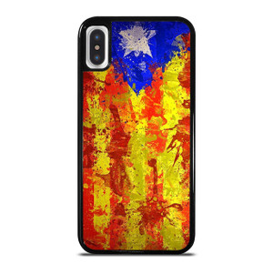CATALONIA FLAG BRUSHES iPhone X / XS Case Cover CATALONIA FLAG BRUSHES iPhone X / XS Case Cover