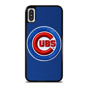 CHICAGO CUBS EMBOIRED LOGO iPhone X / XS Case Cover CHICAGO CUBS EMBOIRED LOGO iPhone X / XS Case Cover