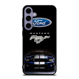 FORD MUSTANG CAR BLUE Samsung Galaxy S24 Plus Case Cover