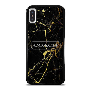 COACH NEW YORK GOLD MARBLE iPhone X / XS Case Cover COACH NEW YORK GOLD MARBLE iPhone X / XS Case Cover