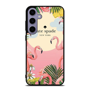 KATE SPADE NEW YORK LOGO FLORAL FLAMENGOS Samsung Galaxy S24 Plus Case Cover