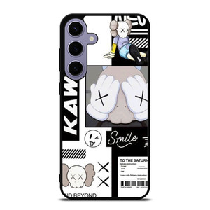 KAWS ICON SMILE Samsung Galaxy S24 Plus Case Cover