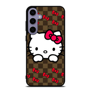 LOUIS VUITTON LV HELLO KITTY PATTERN Samsung Galaxy S24 Plus Case Cover