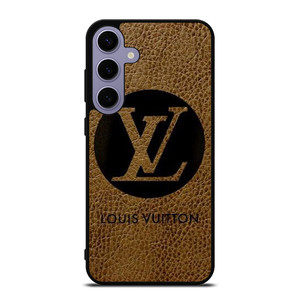 LOUIS VUITTON PARIS LV LOGO LEATHER Samsung Galaxy S24 Plus Case Cover