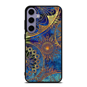 MANDELA BLUE GOLD PATTREN Samsung Galaxy S24 Plus Case Cover