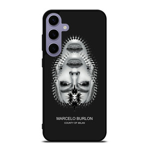 MARCELO BURLON MILAN UPSIDE DOWN FACE Samsung Galaxy S24 Plus Case Cover
