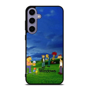 MICROSOFT WINDOWS THE SIMPSONS Samsung Galaxy S24 Plus Case Cover