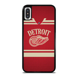 DETROIT RED WINGS NHL JERSEY iPhone X / XS Case Cover DETROIT RED WINGS NHL JERSEY iPhone X / XS Case Cover