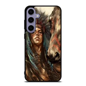 NATIVE AMERICAN PEOPLE ART Samsung Galaxy S24 Plus Case Cover