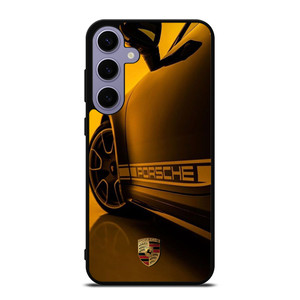 PORSCHE LOGO CAR YELOOW Samsung Galaxy S24 Plus Case Cover