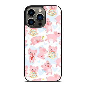 PINK BABY PIGS PATTERN iPhone 13 Pro Case Cover