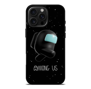 AMONG US BLACK SPACE iPhone 16 Pro Max Case Cover