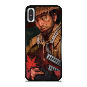 GHOST OF TSUSHIMA JIN SAKAI ART iPhone X / XS Case Cover GHOST OF TSUSHIMA JIN SAKAI ART iPhone X / XS Case Cover