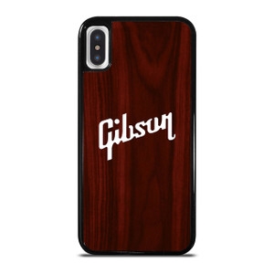 GIBSON GUITAR WOODEN LOGO iPhone X / XS Case Cover GIBSON GUITAR WOODEN LOGO iPhone X / XS Case Cover