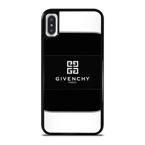 GIVENCHY PARIS BLACK LOGO iPhone X / XS Case Cover