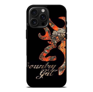 CAMO BROWNING COUNTRY GAL iPhone 16 Pro Max Case Cover