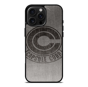 CAPSULE CORP METAL LOGO DRAGON BALL Z iPhone 16 Pro Max Case Cover