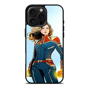 CAPTAIN MARVEL CARTOON iPhone 16 Pro Max Case Cover