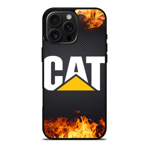 CATERPILLAR CAT TRACTOR LOGO FIRE iPhone 16 Pro Max Case Cover