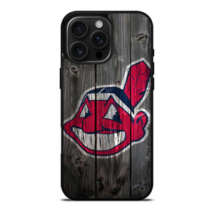 CLEVELAND INDIANS WOODEN LOGO iPhone 16 Pro Max Case Cover