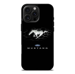 FORD MUSTANG LOGO BLACK iPhone 16 Pro Max Case Cover