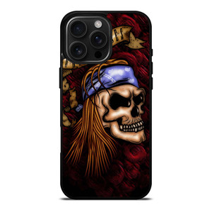 GUNS N ROSES AXL SKULL iPhone 16 Pro Max Case Cover
