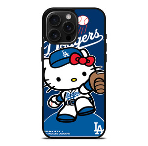 HELLO KITTY LA DODGERS iPhone 16 Pro Max Case Cover