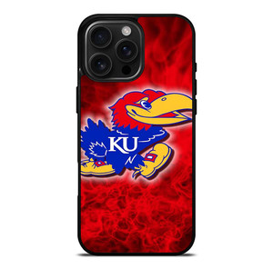 KANSAS JAYHAWKS BASKETBALL UNIVERSITY iPhone 16 Pro Max Case Cover
