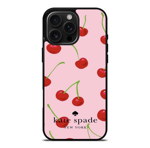 KATE SPADE NEW YORK LOGO CHERRY ICON iPhone 16 Pro Max Case Cover