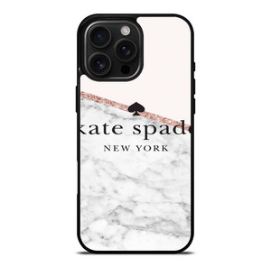 KATE SPADE NEW YORK LOGO MARBLE ICON iPhone 16 Pro Max Case Cover